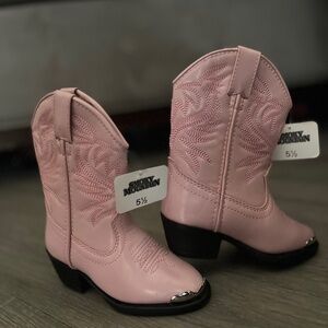 Pink Toddler Cowboys Boots